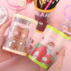 Creative stationery small gifts Cute cartoon pen holders Students start school prize DIY Making desktop storage bucket gift