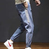 Cowboy stitching tide harem pants men 2021 spring and autumn models casual long pants trend beam pants tide male