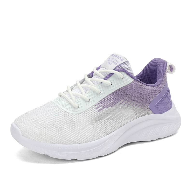 Little white shoes female summer new breathable mesh casual sports women's shoes middle school students soft bottom white shoes