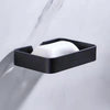 Space aluminum soap box black soap rack free punch soap box bathroom toilet bathroom fragrance