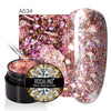 ROSALIND flash diamond nail polish sequins nail polish diamond nail polish UV glue broken diamond nail polish make-up