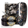ROSALIND flash diamond nail polish sequins nail polish diamond nail polish UV glue broken diamond nail polish make-up