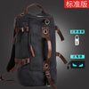 Korean version of the canvas shoulder bag men's trend student bags youth travel bag computer large capacity backpack