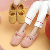 Cotton slippers female winter September post-production soft bottom month cute plush October home anti-slip bag with ladies cotton shoes