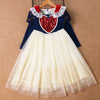 Autumn and winter 2021 Ice and Snow Qiyuan Girls Dress Halloween Bubble Puffs Pengon Lolita Bai Snow Princess Skirt