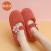 Cotton slippers female winter September post-production soft bottom month cute plush October home anti-slip bag with ladies cotton shoes