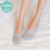 Socks Socks Summer ice silk ladies invisible socks lace new silicone non-slip shallow mouth sock set day solid color