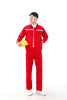 Factory wholesale spring, autumn and summer long and short-sleeved reflective strips overalls suits men and women labor insurance clothing workshop tooling customization