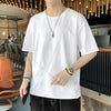 Short-sleeved T-shirt men's tide card summer 2021 new half-sleeved loose trend wild handsome clothes men's suit