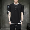 Xinjiang cotton T-shirt cotton T-shirt men's summer new short-sleeved T-shirt students Hong Kong wind body men's round neck Xiachao brand