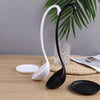 New Swan Shaped Ladle White / Black Ladle Special Design Vertical Swan Spoon Useful Kitchen + Saucer Cooking Tool Wholesale