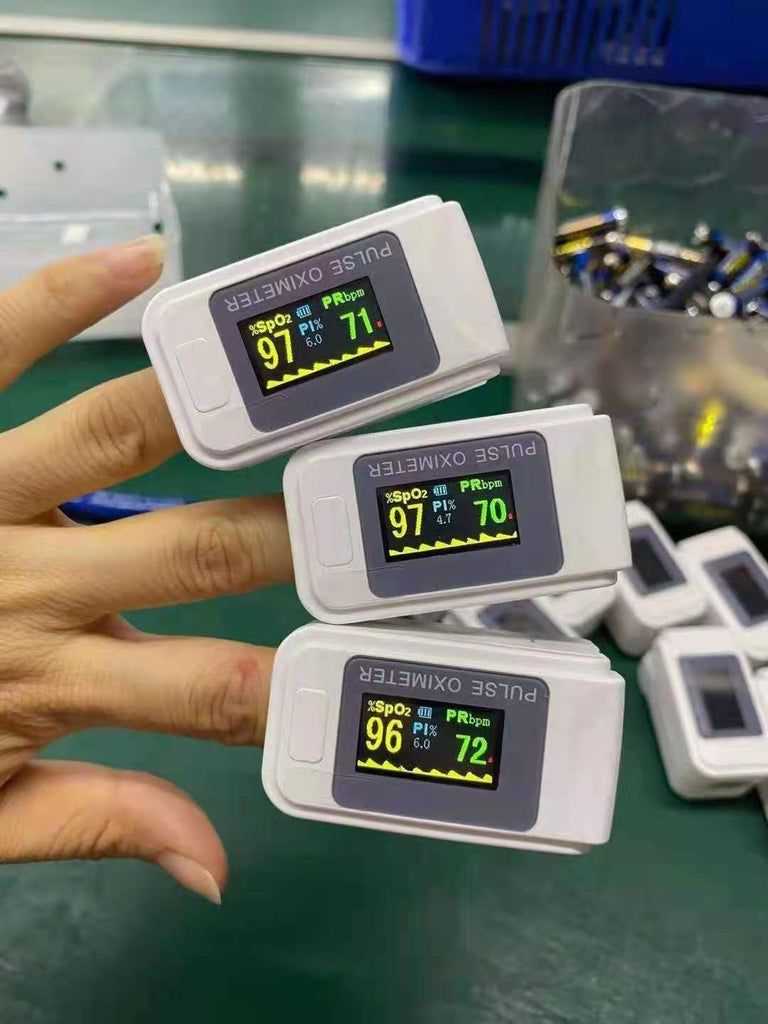 Pingering TFT Oxygen Blood Oxygen Monitor Refinition Oxygen Heart Rate Instrument Foreign Trade