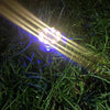 New outdoor solar floor lamp 8LED side shining deck lamp grass ping courtyard installed light