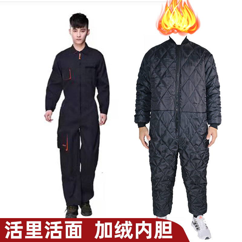 Auto 4S shop custom one-piece suit men's tooling uniform labor insurance auto repair mechanic repair dust-proof suit one-piece work clothes suit