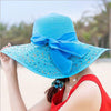 Manufacturers sell big brim hat shade straw hat female summer foldable sunscreen sun hat travel seaside vacation beach hat