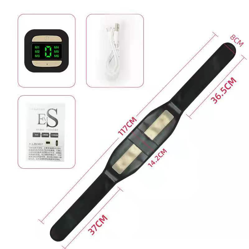EMS smart charging models, stable lazy abdominal muscle stickers fitness abdomen exercise muscular weights fitness instrument