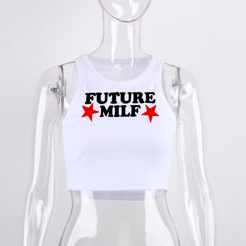 Y2K Punk 'Future Milf' Tank Top