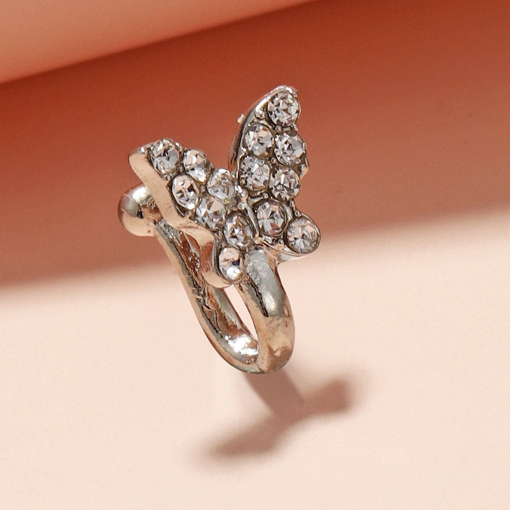 Butterfly Decor Nose Cuff Ring