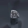 Silver Gothic Punk Graphic Rings