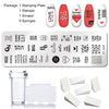 Nail Stamping Plates - 9pcs/Set
