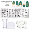 Nail Stamping Plates - 9pcs/Set