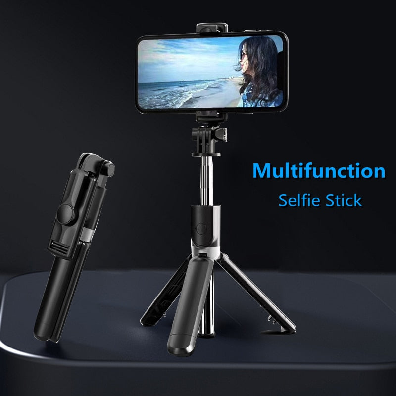 Roreta 2022 NEW 3 in 1 Wireless Foldable Mini Selfie Tripod