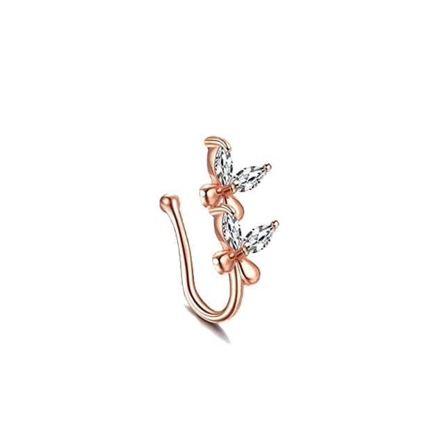 Butterfly Decor Nose Cuff Ring