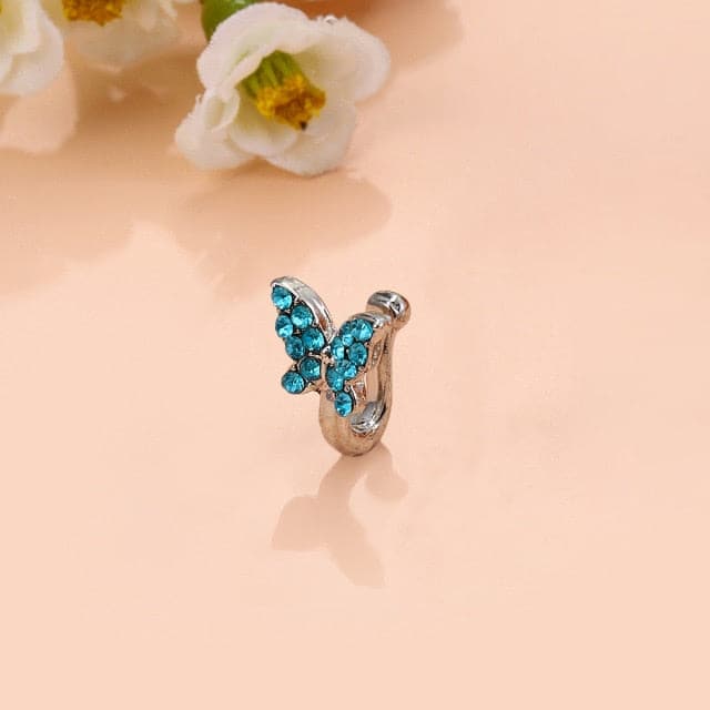 Butterfly Decor Nose Cuff Ring