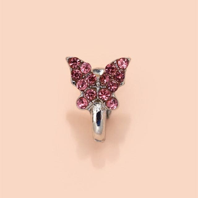 Butterfly Decor Nose Cuff Ring