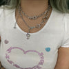 Y2K Silver Star Pendant Necklace